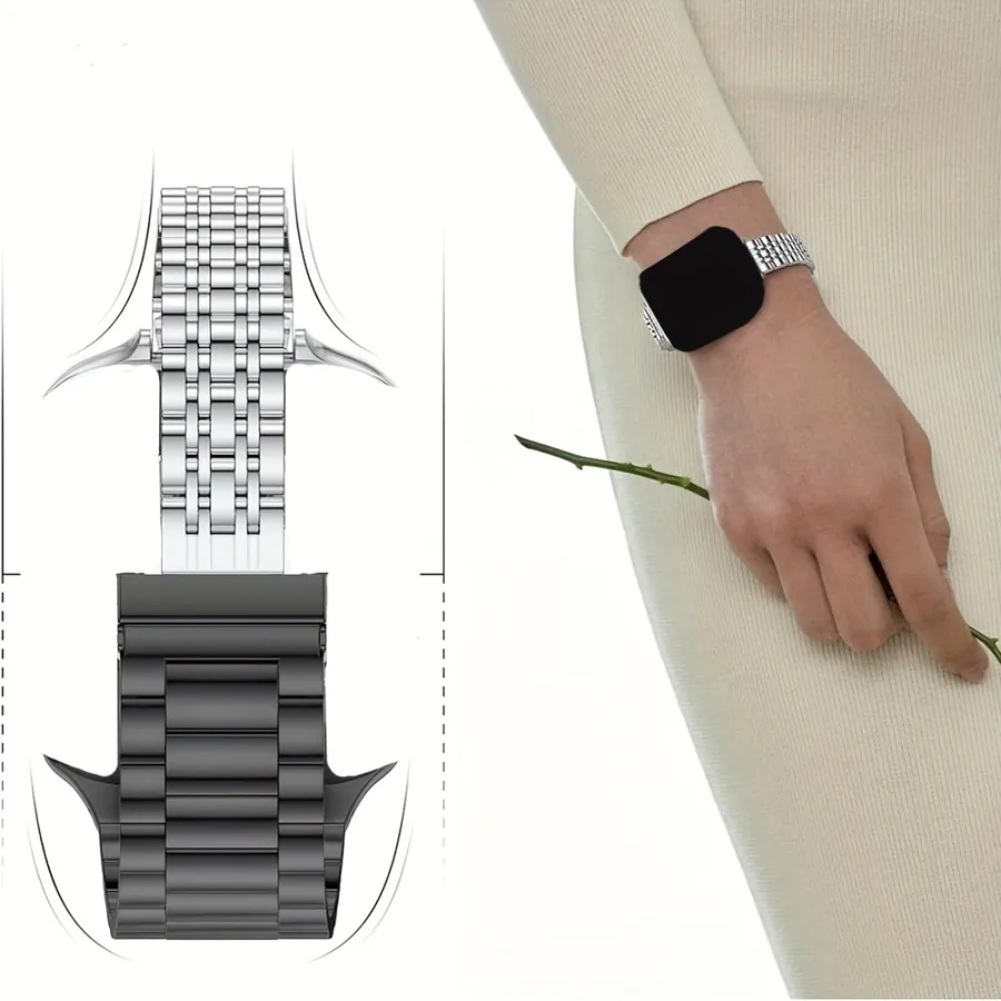 Жінки чоловіки тонкий тонкий ремінець для серії iwatch — фото 7