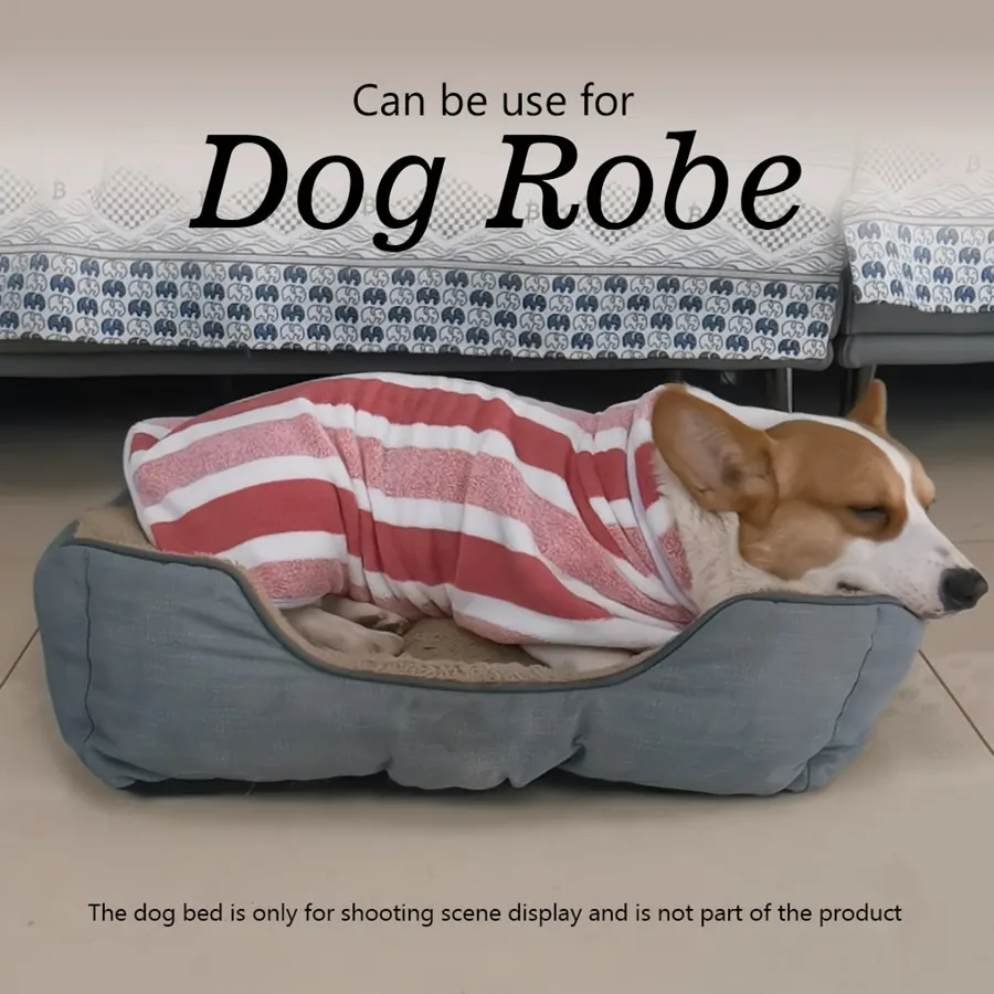 Dog Bathrobe Drying Coat — photo 4