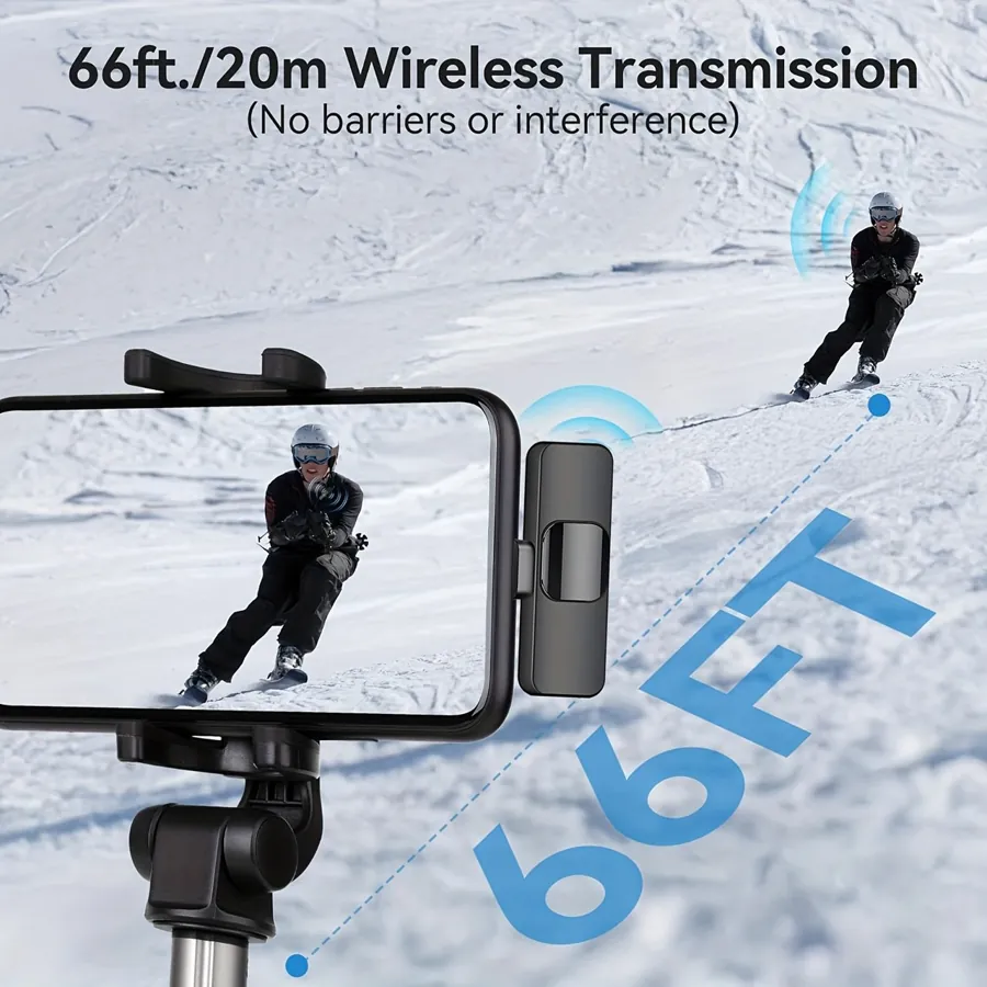 Cordless Clip-on Microphone Wireless Lavalier Microphone Clip Plug And Play — photo 8