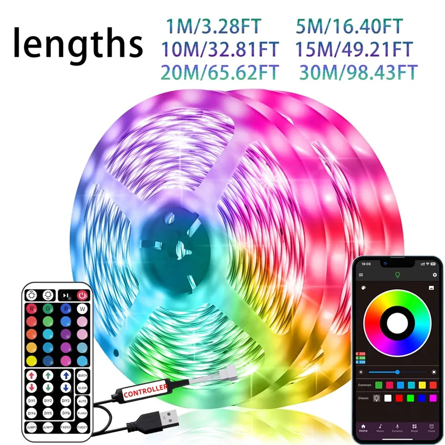 Smart Bedroom RGB Strip Light — photo 2
