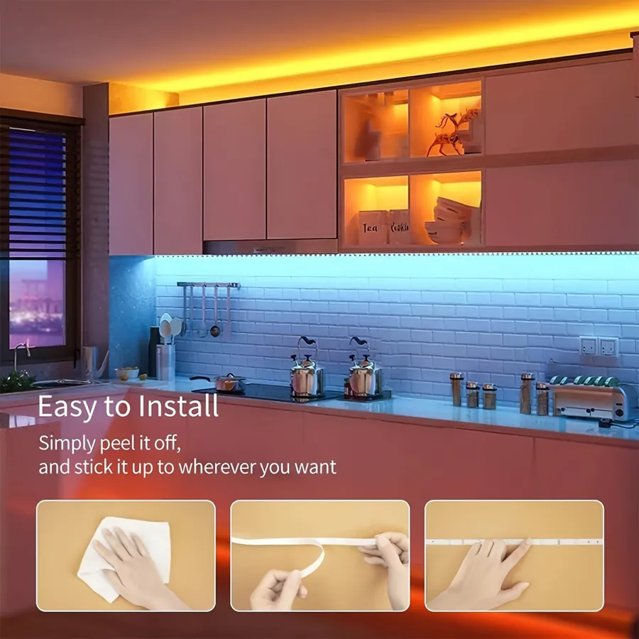Smart Bedroom RGB Strip Light — photo 4