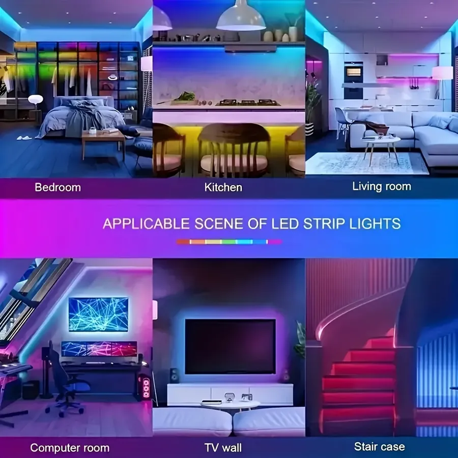 Smart Bedroom RGB Strip Light — photo 6