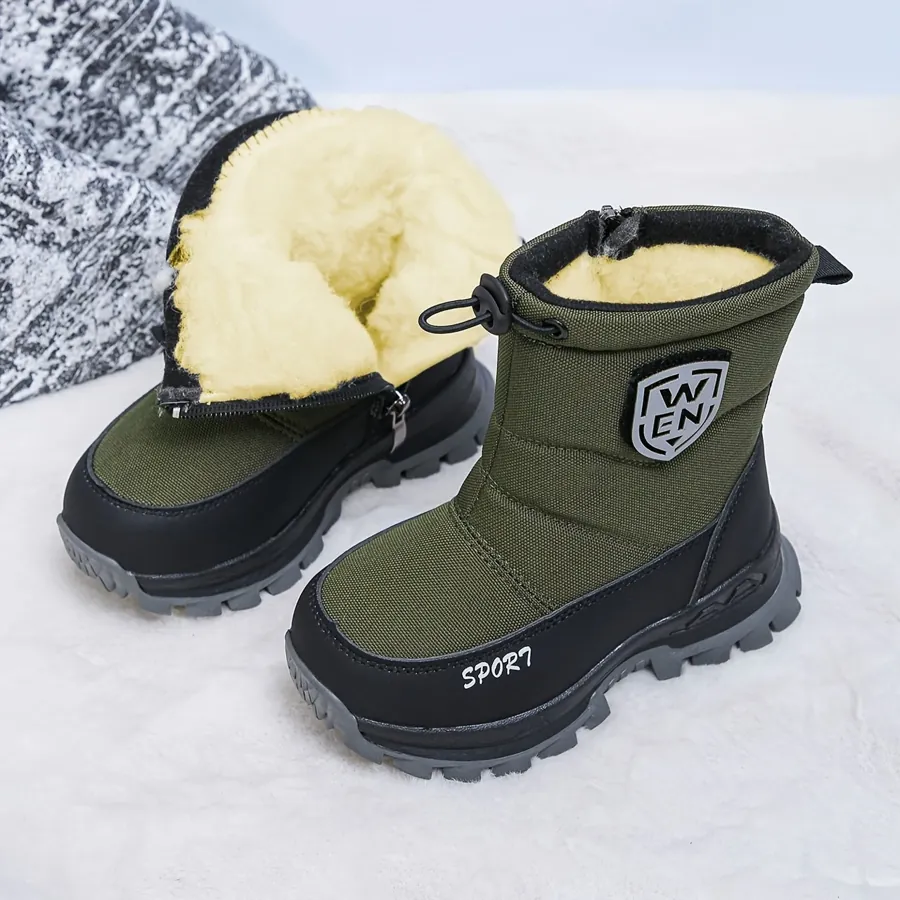 Kids' Snow Boots with Fleece Lining — photo 1