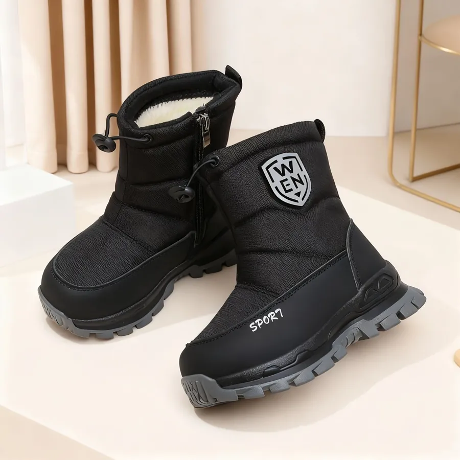 Kids' Snow Boots with Fleece Lining — photo 4