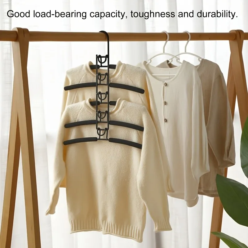 5-Pack Heavy-Duty Space-Saving Hangers — photo 1