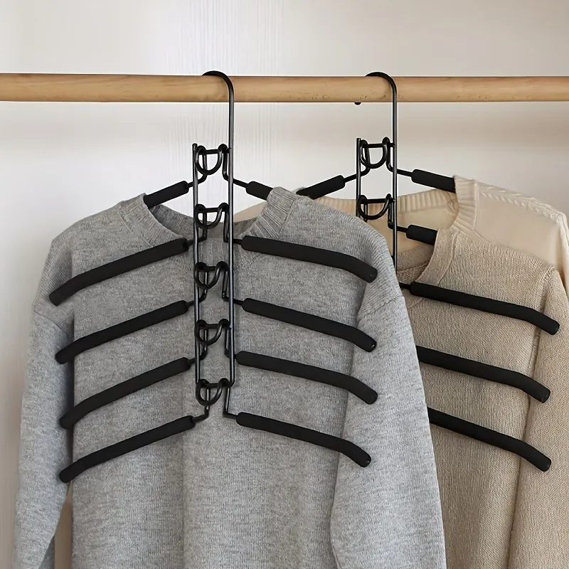 5-Pack Heavy-Duty Space-Saving Hangers — photo 2