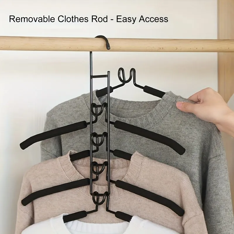 5-Pack Heavy-Duty Space-Saving Hangers — photo 4