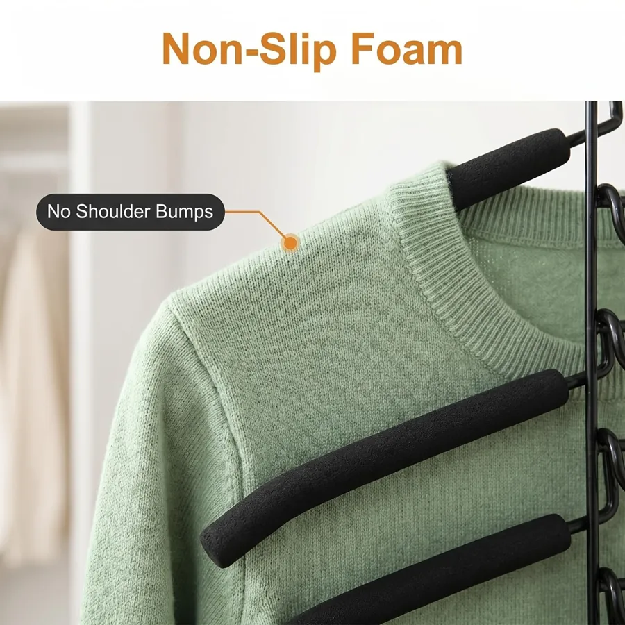 5-Pack Heavy-Duty Space-Saving Hangers — photo 7