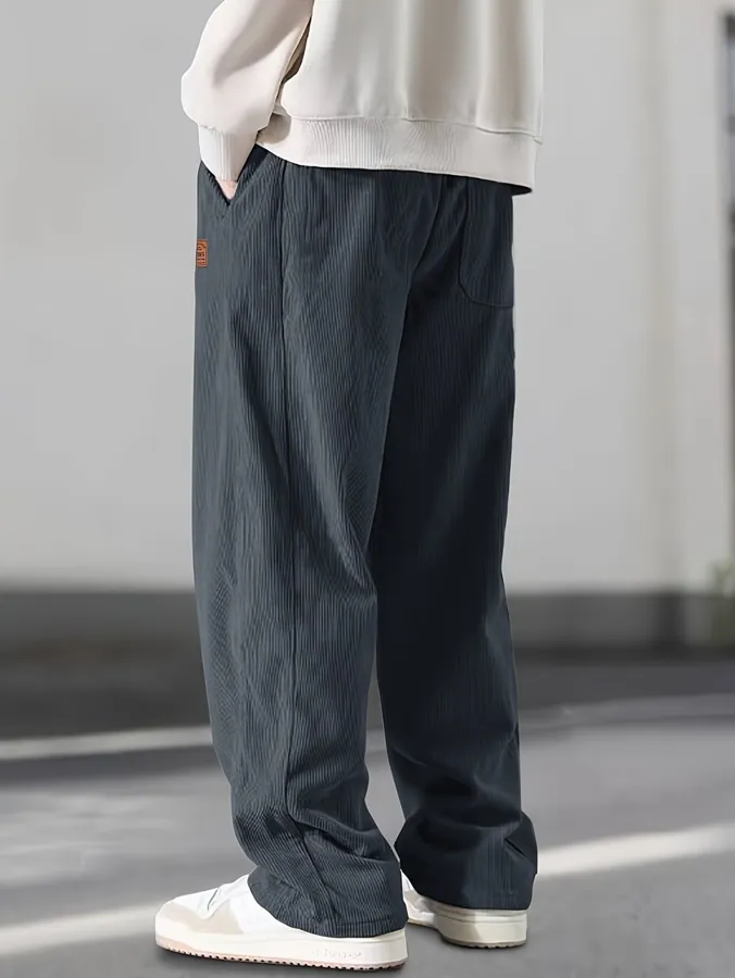 Trendy Men's Corduroy Pants — photo 2