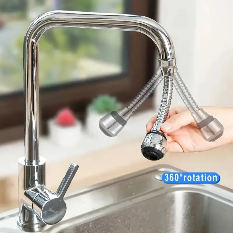 Stainless Steel 360° Rotating Faucet Extender — photo 6