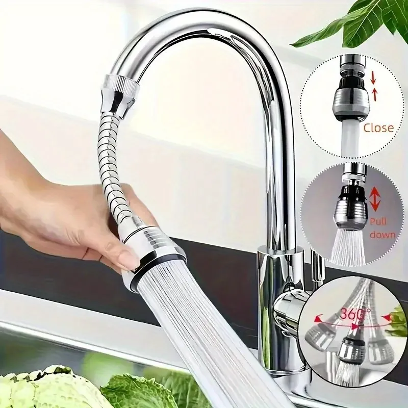 Stainless Steel 360° Rotating Faucet Extender — photo 7