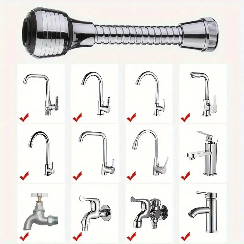 Stainless Steel 360° Rotating Faucet Extender — photo 8