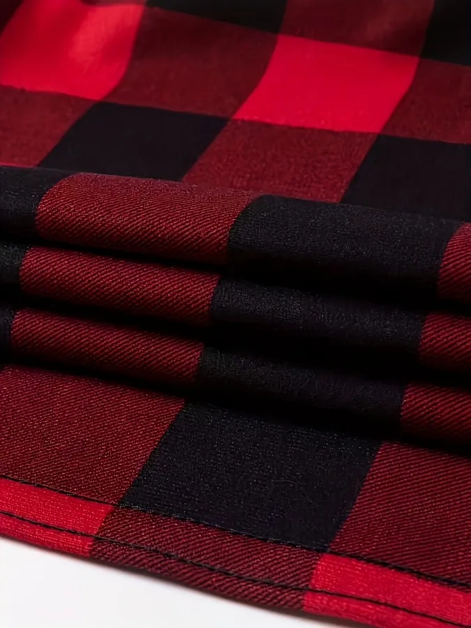 Autumn/Winter Plaid Flannel Shirt for Men — photo 6