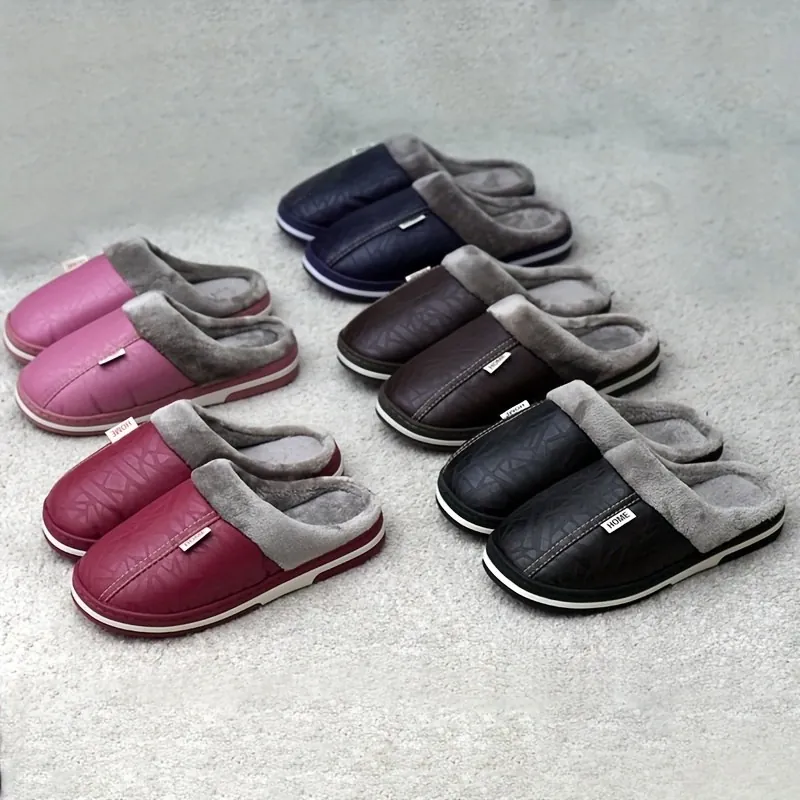 Home Men'S Comfortable Warm Large Size Slippers — photo 6