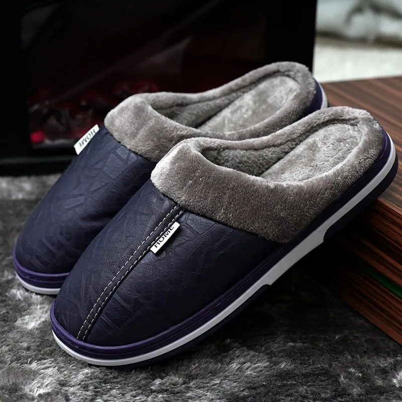 Home Men'S Comfortable Warm Large Size Slippers — photo 8