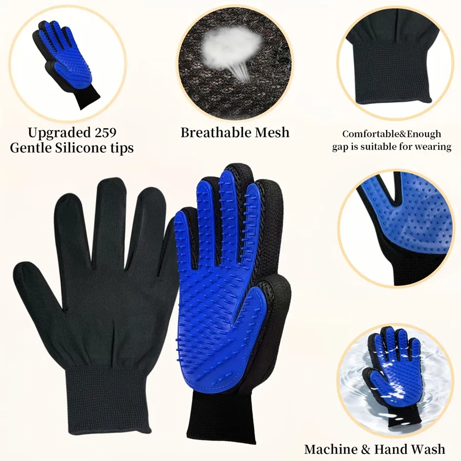Pet Grooming Gloves — photo 5