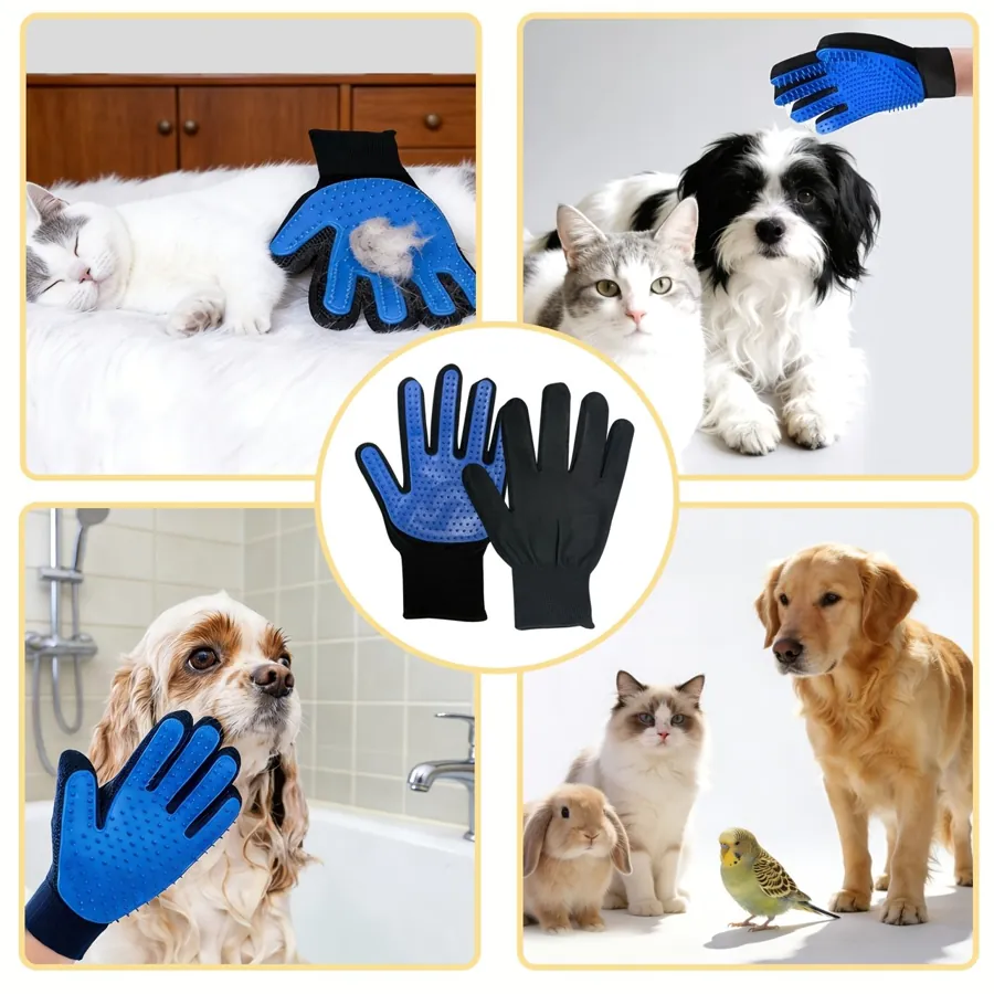 Pet Grooming Gloves — photo 6