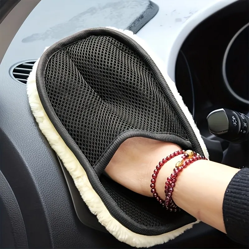 Soft Microfiber Car Cleaning Gloves — photo 6