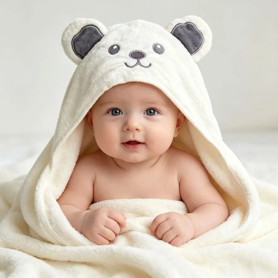 Baby Bath Towel, Soft And Skin-Friendly — photo 3