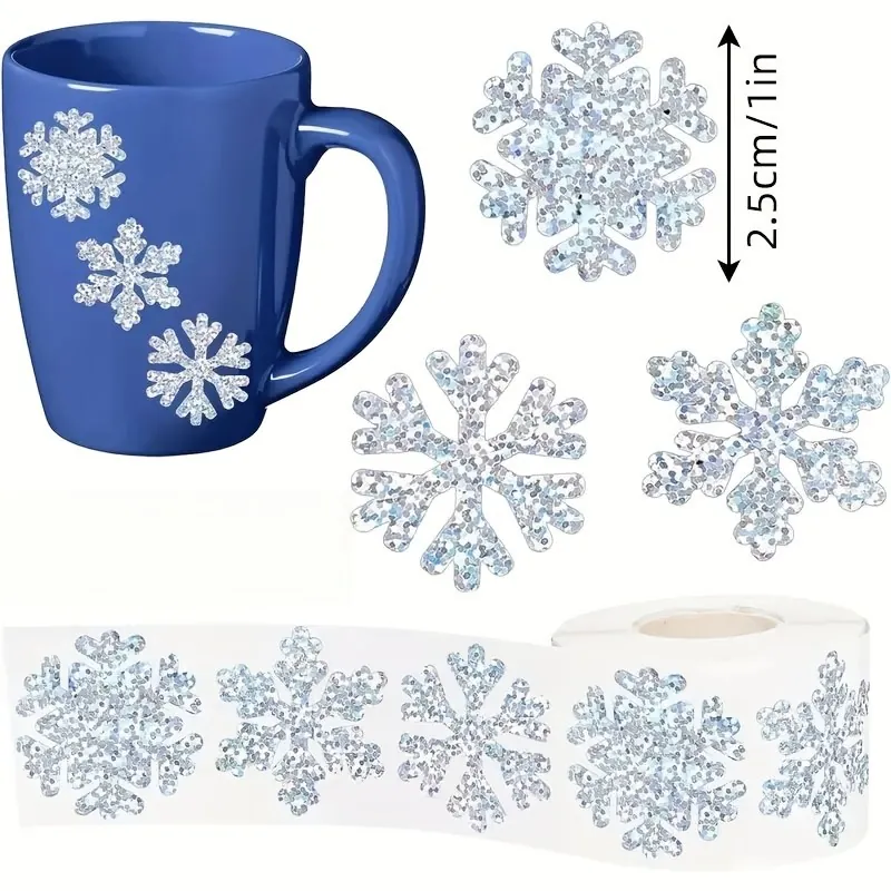 Roll Winter Snowflake Sticker Roll — photo 3