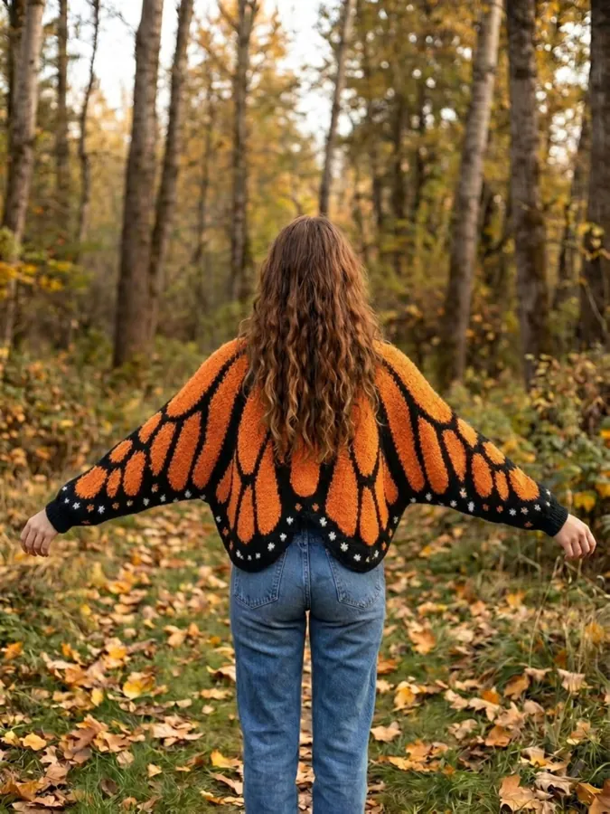 Butterfly Cape Cardigan — photo 3