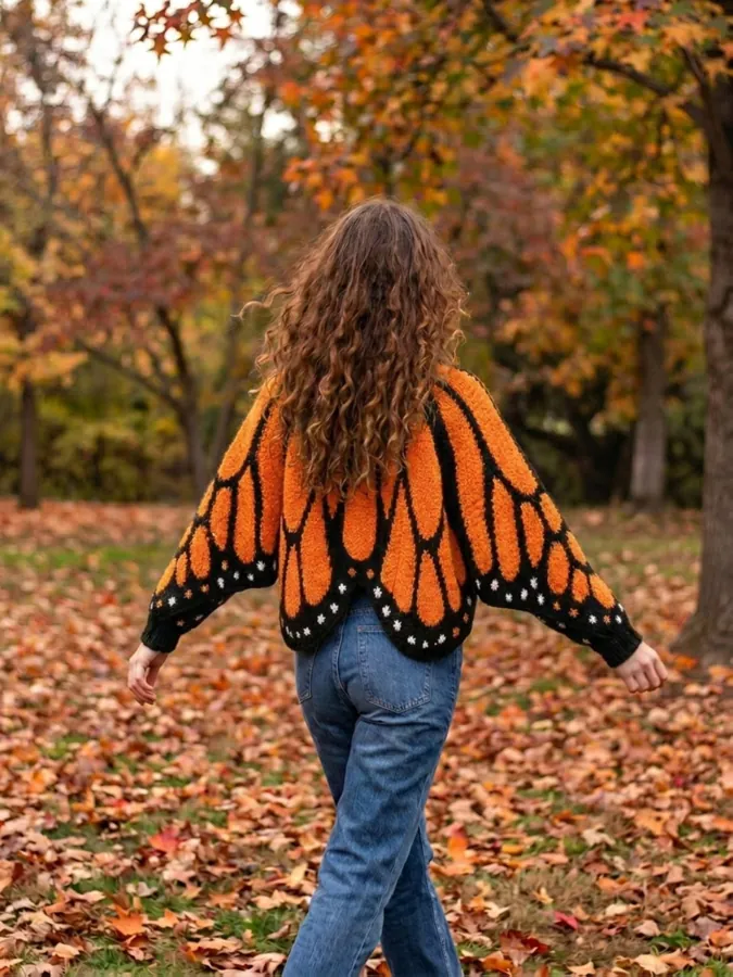 Butterfly Cape Cardigan — photo 4