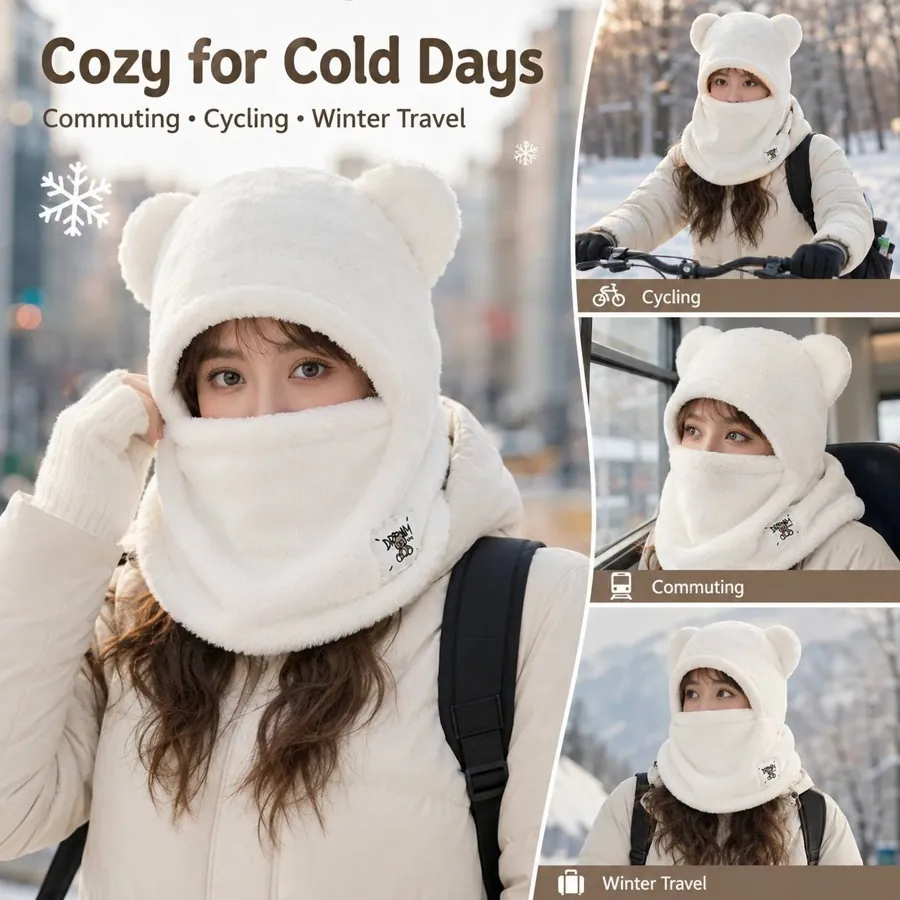 Autumn/Winter Fashion Hooded Hat — photo 3